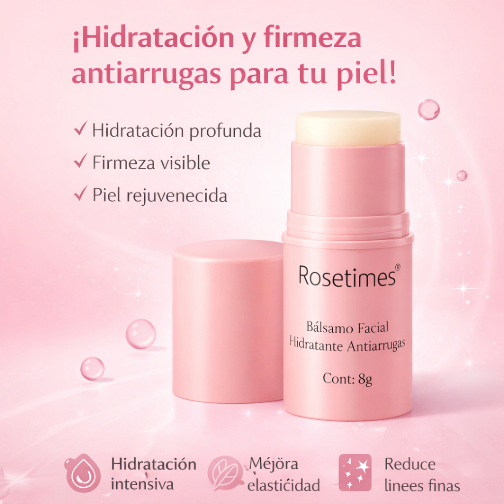 Bálsamo Facial Hidratante Antiarrugas Rosetimes®